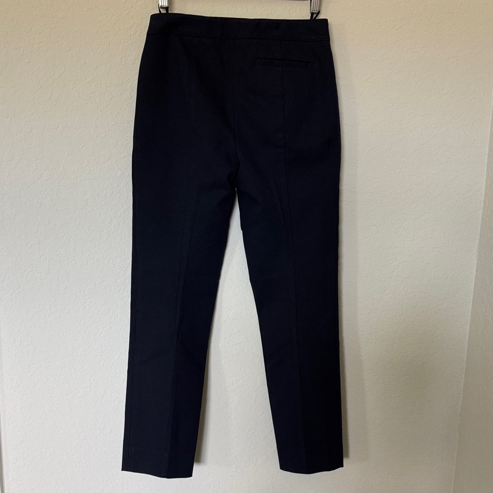 Tory Burch Navy Slim Trousers - Picture 4 of 9